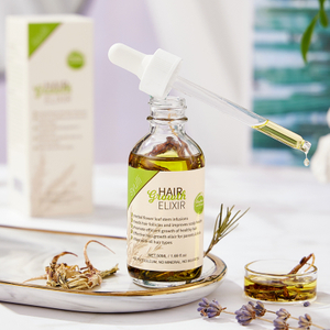 สมุนไพรอายุรเวชอินทรีย์ธรรมชาติ 100% น้ำมันรักษาผมผู้หญิงผิวดำ