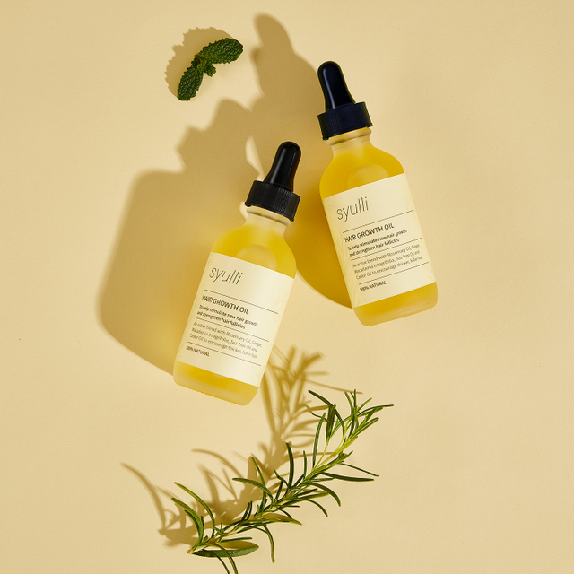 ฉลากส่วนตัว 100% ธรรมชาติ Rosemary Castor Oil Nourishing Scalp Elixirs Hair Care Loss Treatment Hair Growth Serum