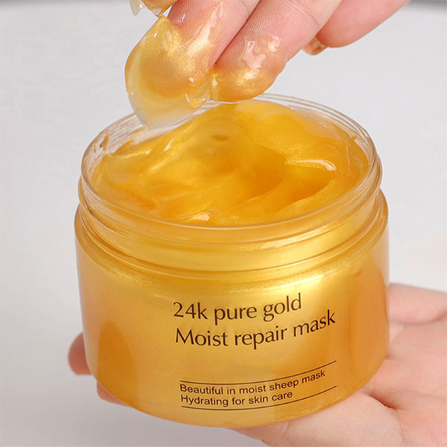 มาส์กหน้านอนทองคำ 24K ฉลากส่วนตัว