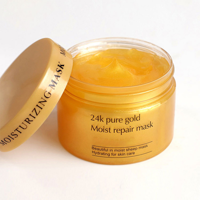 ฉลากส่วนตัว 24K Gold Sleeping Face Mask