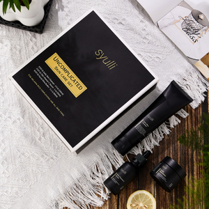 ฉลากส่วนตัวธรรมชาติ Organic Anti Aging ผลิตภัณฑ์ VC ครีมบำรุงผิวหน้าเซรั่ม Cleanser 3 ชิ้น Men's Skin Care ชุด